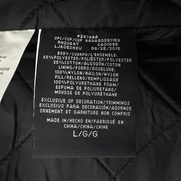 DICKIES Industrial Insulated Color Block Quilted Jacket Navy Men’s M LJ605 NWT - Picture 11 of 12